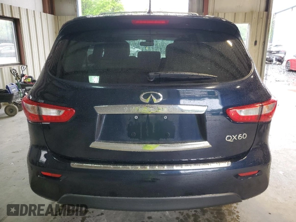 2015 Infiniti QX60 with VIN 5N1AL0MM6FC556695, listed as a Copart auction lot 56818345 with 139,502 mi miles and Salvage title. Bid and sale history available at DreamBid. Image 6.