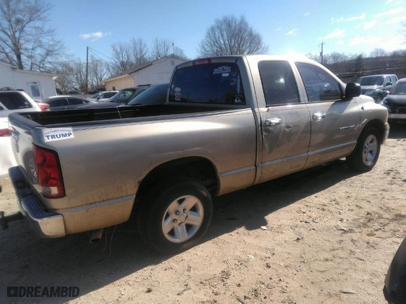 2005 Dodge Ram 1500 SLT with VIN 1D7HA18N05J593193, listed as a IAAI auction lot 41739251 with 145,364 mi miles. Bid and sale history available at carsss.com. Image 4.