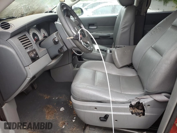 2006 Dodge Durango SLT with VIN 1D4HD48N06F182676, listed as a Copart auction lot 58322735 with Not provided miles and Salvage title. Bid and sale history available at DreamBid. Image 7.