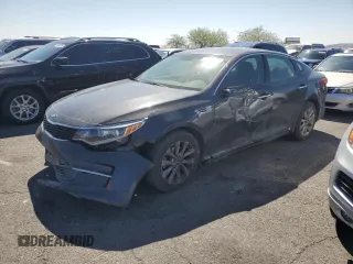 2017 Kia Optima LX with VIN 5XXGT4L37HG153729, listed as a Copart auction lot 57621935 with 88,116 mi miles and Salvage title. Bid and sale history available at DreamBid. Image 1.