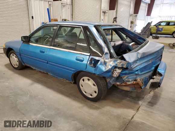 1994 Ford Escort z VIN 1FARP14J9RW318226, wystawiony jako Copart lot #60507135 z przebiegiem 69 041 mil mil oraz Szkoda całkowita • Salvage title. Historia ofert i sprzedaży dostępna na DreamBid. Obrazek 2.