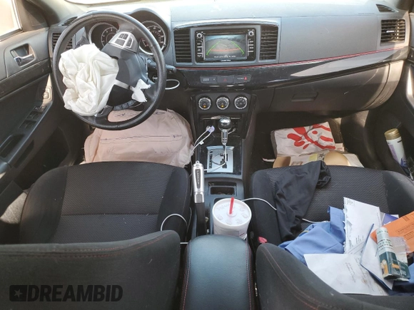 2017 Mitsubishi Lancer ES with VIN JA32U2FU6HU010960, listed as a Copart auction lot 72648074 with 107,524 mi miles and Salvage Title. Bid and sale history available at carsss.com. Image 8.