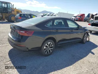 2023 Volkswagen Jetta S with VIN 3VW5M7BU4PM032750, listed as a Copart auction lot 55980285 with 23,660 mi miles and Salvage title. Bid and sale history available at DreamBid. Image 3.