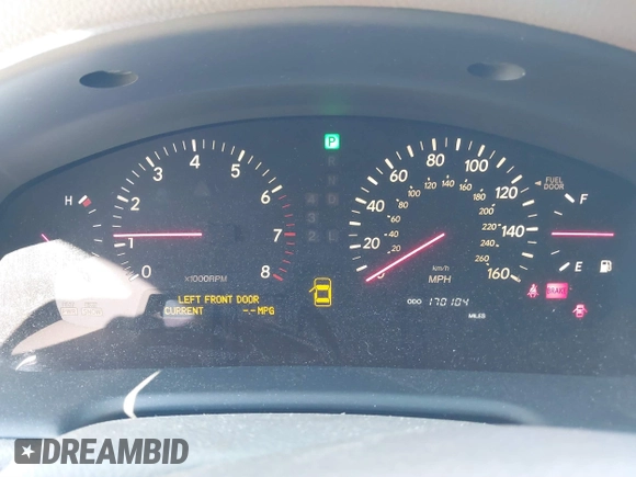 2003 Lexus LS 430 with VIN JTHBN30FX30099123, listed as a IAAI auction lot 41469324 with 170,104 mi miles and . Bid and sale history available at DreamBid. Image 7.