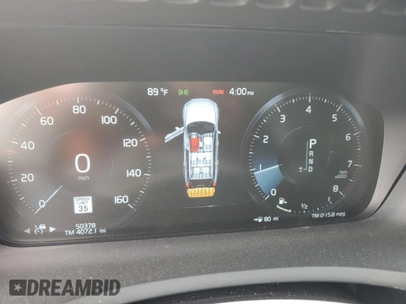 2020 Volvo XC90 Momentum with VIN YV4A221K6L1557534, listed as a Copart auction lot 56225585 with 50,378 mi miles and Salvage title. Bid and sale history available at DreamBid. Image 9.