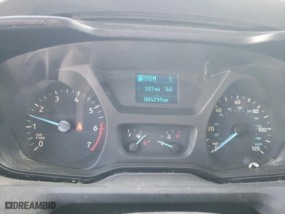 2016 Ford Transit Van with VIN 1FTBW2CG7GKB17441, listed as a Copart auction lot 69176434 with 84,299 mi miles and Salvage Title. Bid and sale history available at carsss.com. Image 9.