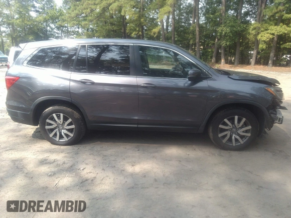 2020 Honda Pilot EX-L with VIN 5FNYF5H57LB003241, listed as a IAAI auction lot 39974466 with 51,455 mi miles. Bid and sale history available at carsss.com. Image 14.