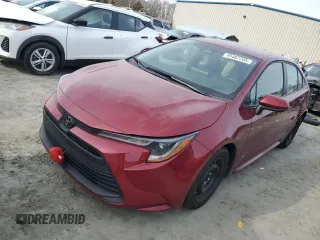 2023 Toyota Corolla LE with VIN 5YFB4MDE1PP054708, listed as a Copart auction lot 45407205 with 34,869 mi miles and Clean Title. Bid and sale history available at carsss.com. Image 1.
