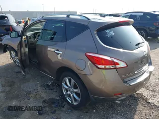 2014 Nissan Murano S with VIN JN8AZ1MW8EW504917, listed as a IAAI auction lot 41771163 with Not Provided miles. Bid and sale history available at carsss.com. Image 3.