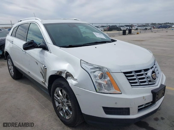 2014 Cadillac SRX Luxury Collection with VIN 3GYFNBE38ES528079, listed as a IAAI auction lot 41776576 with NaN miles. Bid and sale history available at carsss.com. Image 1.