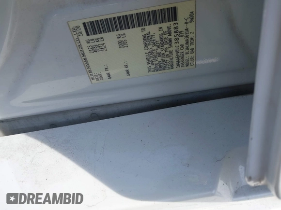 2020 Nissan Maxima Platinum with VIN 1N4AA6FV0LC385883, listed as a IAAI auction lot 41316172 with 80,490 mi miles and . Bid and sale history available at DreamBid. Image 9.
