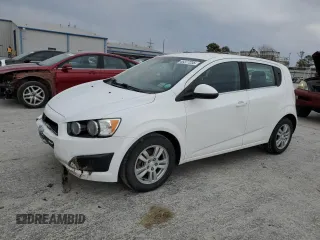 2016 Chevrolet Sonic LT with VIN 1G1JC6SH5G4112807, listed as a Copart auction lot 48377235 with 175,249 mi miles and Salvage Title. Bid and sale history available at carsss.com. Image 1.