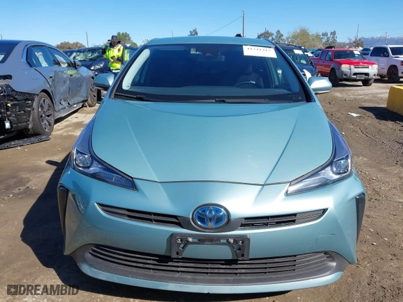 2022 Toyota Prius L Eco with VIN JTDKAMFU3N3187053, listed as a IAAI auction lot 41741417 with 152,444 mi miles. Bid and sale history available at carsss.com. Image 13.