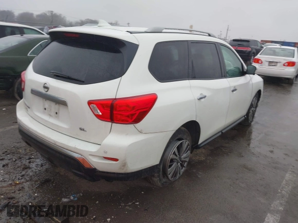 2020 Nissan Pathfinder SL with VIN 5N1DR2CN3LC602223, listed as a IAAI auction lot 41493587 with 120,144 mi miles. Bid and sale history available at carsss.com. Image 4.