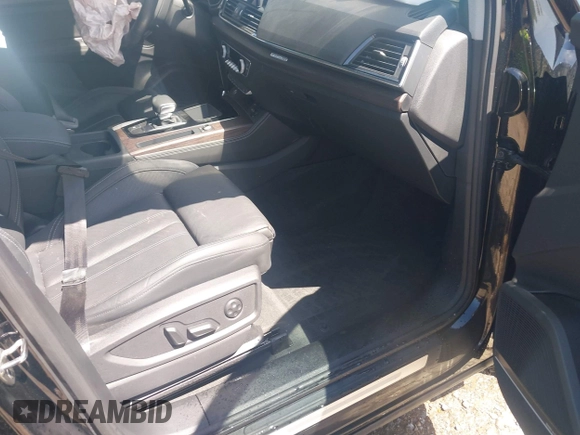 2023 Audi Q5 Premium Plus with VIN WA1BBAFY0P2041145, listed as a IAAI auction lot 41976922 with 20,447 mi miles and . Bid and sale history available at DreamBid. Image 5.