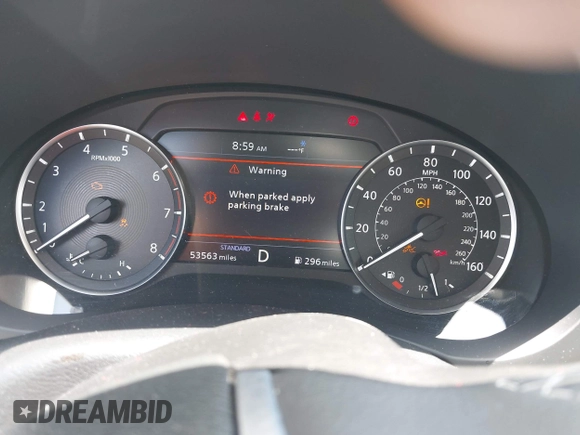 2019 Infiniti QX50 Essential with VIN 3PCAJ5M35KF125258, listed as a IAAI auction lot 42267473 with 53,563 mi miles and . Bid and sale history available at DreamBid. Image 16.