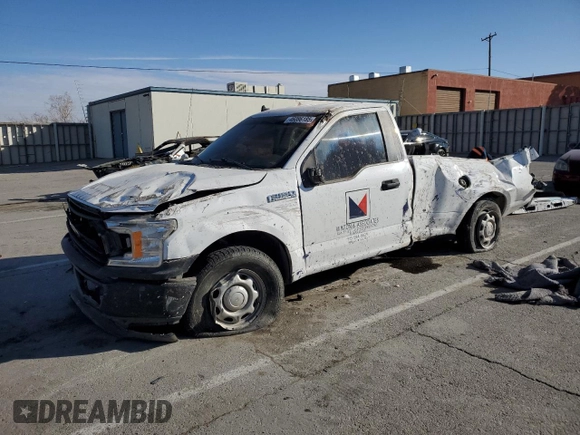 2020 Ford F-150 XL with VIN 1FTMF1CB4LKD01415, listed as a Copart auction lot 46086185 with 88,839 mi miles and Non Repairable. Bid and sale history available at carsss.com. Image 1.