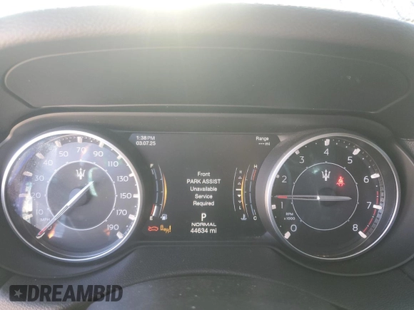 2021 Maserati Levante z VIN ZN661XUA9MX357790, wystawiony jako Copart lot #47872615 z przebiegiem 44 634 mil mil oraz Szkoda całkowita • Salvage title. Historia ofert i sprzedaży dostępna na DreamBid. Obrazek 9.