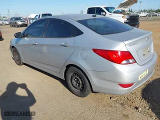 2015 Hyundai Accent GLS with VIN KMHCT4AE5FU808332, listed as a IAAI auction lot 42033625 with 195,433 mi miles. Bid and sale history available at carsss.com. Image 3.
