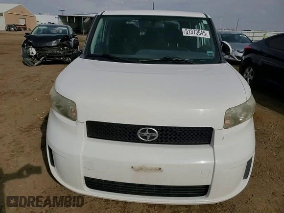 2008 Scion xB with VIN JTLKE50E581047215, listed as a Copart auction lot 51373645 with 76,415 mi miles and Salvage Title. Bid and sale history available at carsss.com. Image 12.