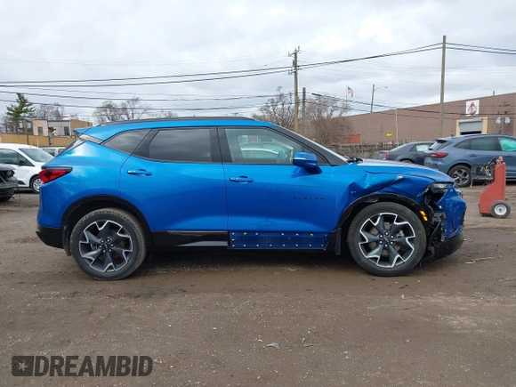 2021 Chevrolet Blazer RS with VIN 3GNKBERS7MS533053, listed as a IAAI auction lot 41931579 with 65,053 mi miles and . Bid and sale history available at DreamBid. Image 13.