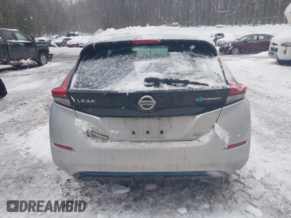 2021 Nissan LEAF SV with VIN 1N4AZ1CVXMC557032, listed as a IAAI auction lot 41544646 with 23,918 mi miles and . Bid and sale history available at DreamBid. Image 16.