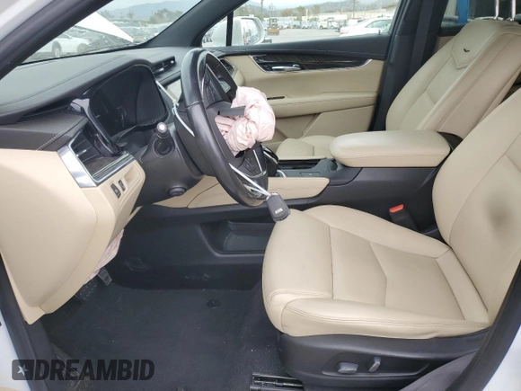 2019 Cadillac XT5 FWD with VIN 1GYKNARS5KZ215029, listed as a Copart auction lot 52828495 with 74,525 mi miles and Salvage title. Bid and sale history available at DreamBid. Image 7.