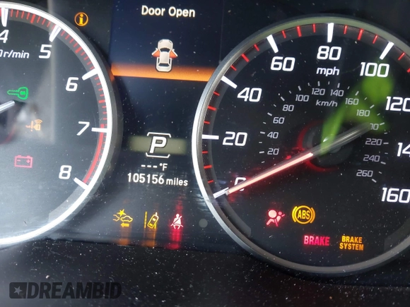 2016 Acura ILX w/Premium/A-SPEC Pkg with VIN 19UDE2F89GA004453, listed as a IAAI auction lot 41528673 with 105,156 mi miles. Bid and sale history available at carsss.com. Image 16.