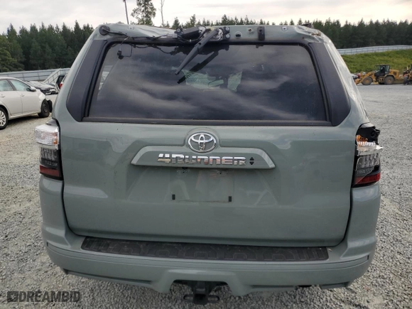 2023 Toyota 4Runner TRD Sport with VIN JTESU5JR5P6172096, listed as a Copart auction lot 75617604 with 11,061 mi miles and Salvage Title. Bid and sale history available at carsss.com. Image 6.