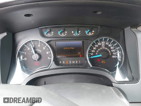 2013 Ford F-150 XL with VIN 1FTFW1ET2DFA12882, listed as a IAAI auction lot 42035873 with 189,070 mi miles and . Bid and sale history available at carsss.com. Image 7.