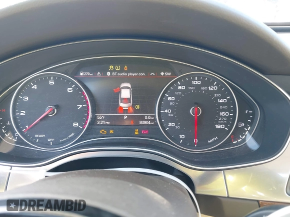2016 Audi A6 Premium Plus with VIN WAUFGAFC4GN188433, listed as a IAAI auction lot 41751626 with 93,904 mi miles and . Bid and sale history available at DreamBid. Image 7.