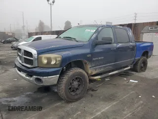 2006 Dodge 1500 SLT with VIN 3D7KS19D86G143805, listed as a Copart auction lot 87278274 with 205,335 mi miles and Salvage Title. Bid and sale history available at carsss.com. Image 1.