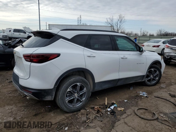 2024 Chevrolet Blazer LT with VIN 3GNKBCR49RS141107, listed as a Copart auction lot 52004835 with 17,892 mi miles and Clean title. Bid and sale history available at DreamBid. Image 3.
