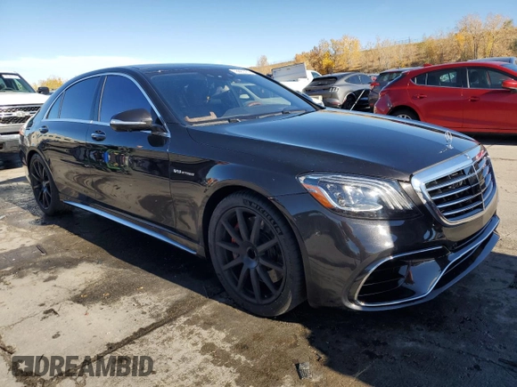 2016 Mercedes-Benz S-Class AMG S 63 with VIN WDDUG7JB0GA235269, listed as a Copart auction lot 78687474 with 52,452 mi miles and Salvage Title. Bid and sale history available at carsss.com. Image 4.