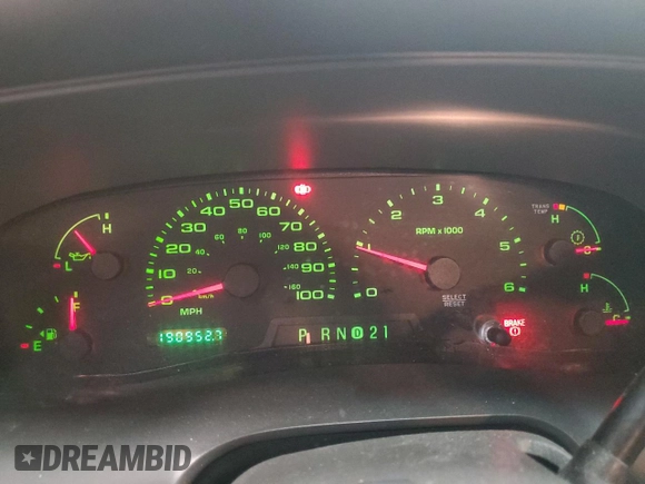 2003 Ford Excursion XLT with VIN 1FMNU41S53ED48526, listed as a Copart auction lot 41813965 with 190,952 mi miles and Salvage title. Bid and sale history available at DreamBid. Image 9.