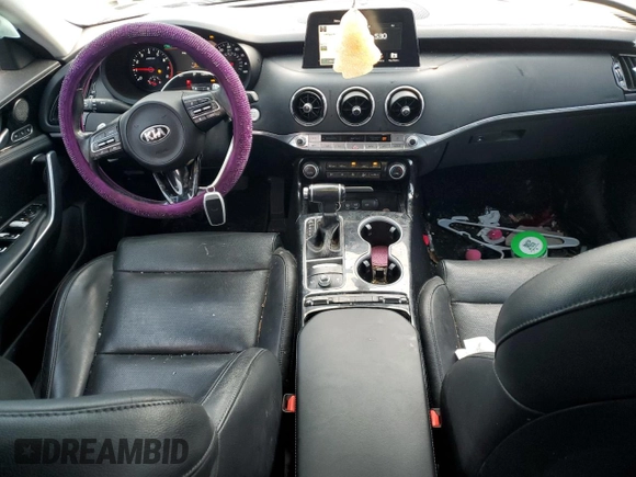 2018 Kia Stinger Premium with VIN KNAE25LA2J6017296, listed as a Copart auction lot 80624334 with 102,407 mi miles and Salvage Title. Bid and sale history available at DreamBid. Image 8.