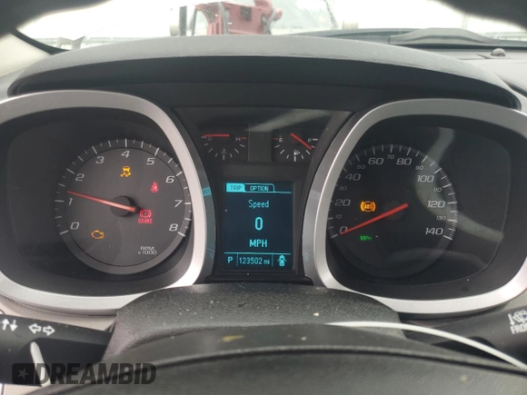 2015 Chevrolet Equinox LS with VIN 2GNFLEEK2F6121239, listed as a Copart auction lot 52860355 with 123,502 mi miles and Clean Title. Bid and sale history available at carsss.com. Image 9.