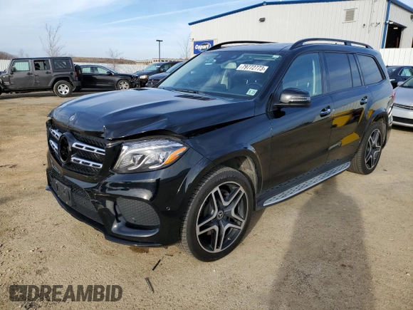 2018 Mercedes-Benz GLS with VIN 4JGDF7DE1JB001240, listed as a Copart auction lot 79772773 with 62,220 mi miles. Bid and sale history available at carsss.com. Image 1.