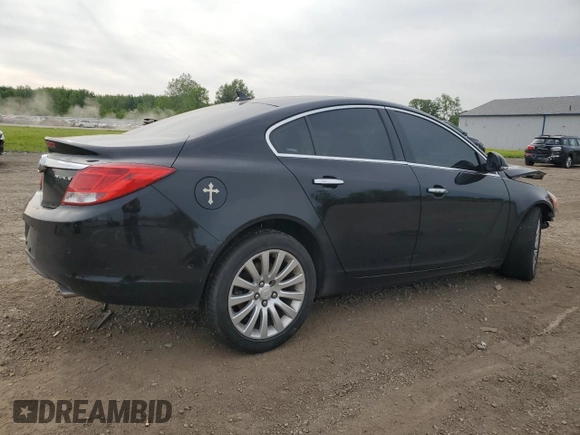 2013 Buick Regal Turbo Premium 1 with VIN 2G4GS5EVXD9228203, listed as a Copart auction lot 57750785 with 127,578 mi miles and Salvage title. Bid and sale history available at DreamBid. Image 3.
