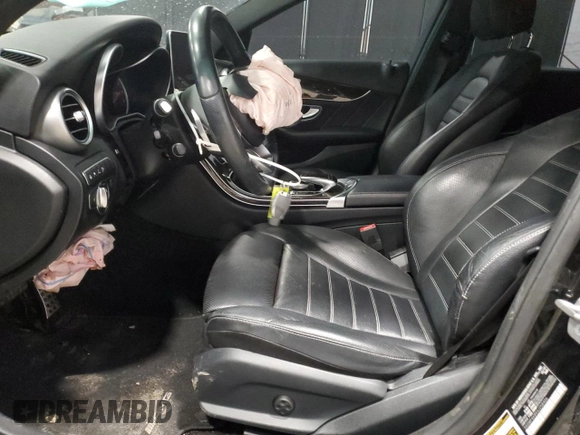 2018 Mercedes-Benz C 300 with VIN 55SWF4KB9JU258906, listed as a Copart auction lot 49953165 with 40,492 mi miles and Salvage Title. Bid and sale history available at DreamBid. Image 7.