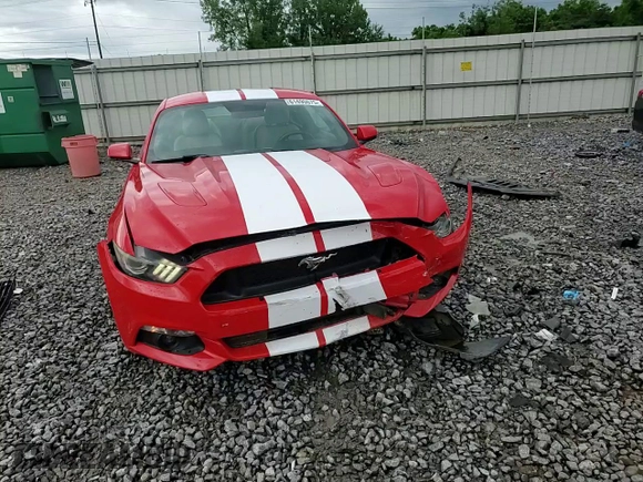 2015 Ford Mustang GT with VIN 1FA6P8CF3F5374219, listed as a Copart auction lot 61490675 with 51,622 mi miles and Salvage title. Bid and sale history available at DreamBid. Image 13.