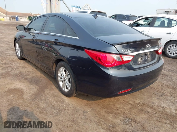 2013 Hyundai Sonata GLS with VIN 5NPEB4AC3DH631043, listed as a IAAI auction lot 42410119 with 84,578 mi miles and . Bid and sale history available at DreamBid. Image 3.