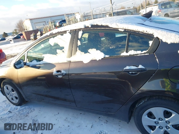 2017 Kia Forte LX with VIN 3KPFK4A71HE138687, listed as a IAAI auction lot 41042425 with 21,228 mi miles. Bid and sale history available at carsss.com. Image 14.
