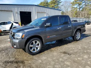 2008 Nissan Titan XE with VIN 1N6AA07D28N329191, listed as a Copart auction lot 42418665 with 213,894 mi miles and Salvage Title. Bid and sale history available at carsss.com. Image 1.