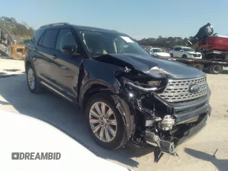 2021 Ford Explorer Limited with VIN 1FMSK7FH1MGB28233, listed as a IAAI auction lot 41645930 with 51,329 mi miles. Bid and sale history available at carsss.com. Image 1.