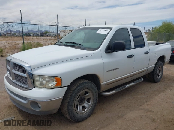 2002 Dodge 1500 with VIN 1D7HU18Z82S576903, listed as a IAAI auction lot 42125464 with 215,479 mi miles. Bid and sale history available at carsss.com. Image 2.