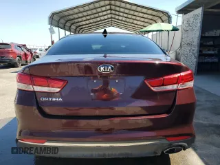 2016 Kia Optima LX with VIN 5XXGT4L34GG060276, listed as a Copart auction lot 65426975 with 129,029 mi miles and Salvage title. Bid and sale history available at DreamBid. Image 6.