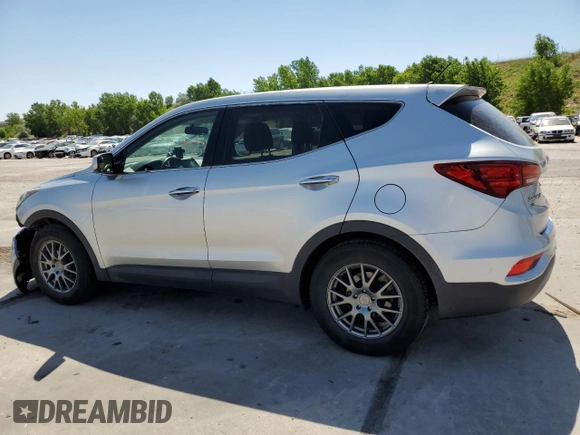 2018 Hyundai Santa Fe 2.4L with VIN 5XYZTDLB7JG548172, listed as a Copart auction lot 61970955 with 92,564 mi miles and Salvage title. Bid and sale history available at DreamBid. Image 2.