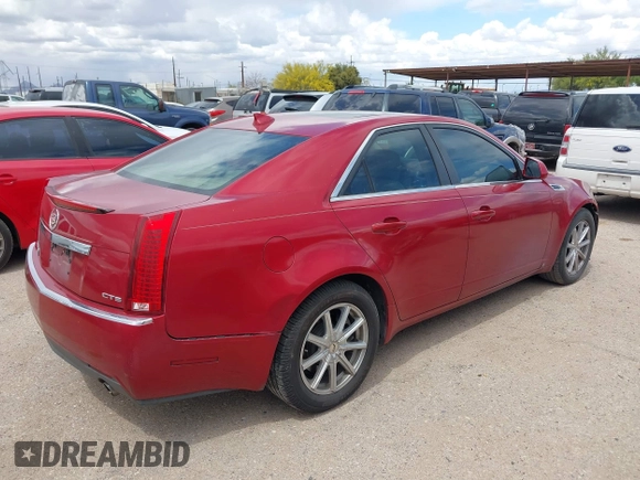 2009 Cadillac CTS RWD w/1SB with VIN 1G6DU57V090146810, listed as a IAAI auction lot 41907133 with 120,108 mi miles. Bid and sale history available at carsss.com. Image 4.