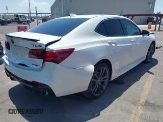 2018 Acura TLX w/A-SPEC Pkg with VIN 19UUB3F69JA001721, listed as a IAAI auction lot 42126994 with 100,020 mi miles and . Bid and sale history available at DreamBid. Image 4.